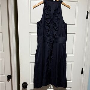 7 For All Mankind Midnight Blue Backless Dress